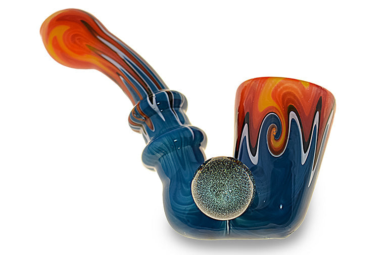 Pipa Sherlock Dichroic Marmoleada 4.2" - Pipa de Mano