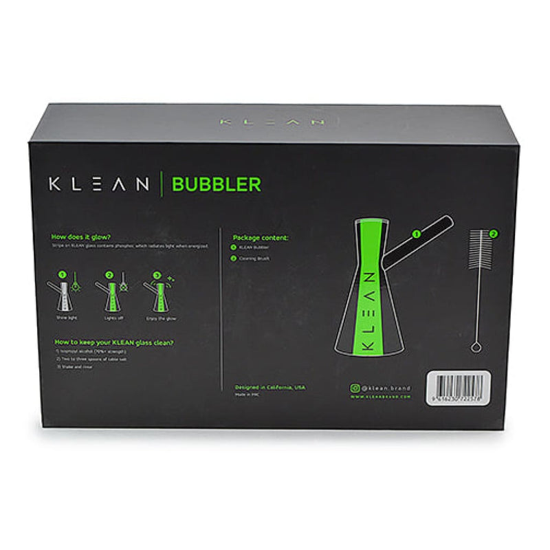 Bubbler KLEAN en Vidrio Grueso 7-9mm con Bowl Profundo