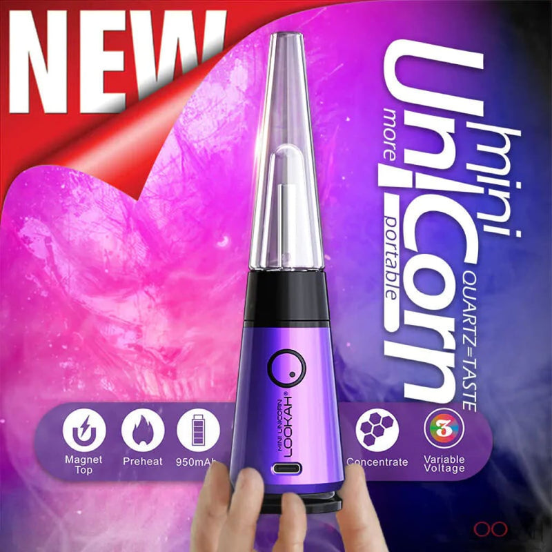 E-Rig Lookah Unicorn Mini Electric Dab Rig Compacto