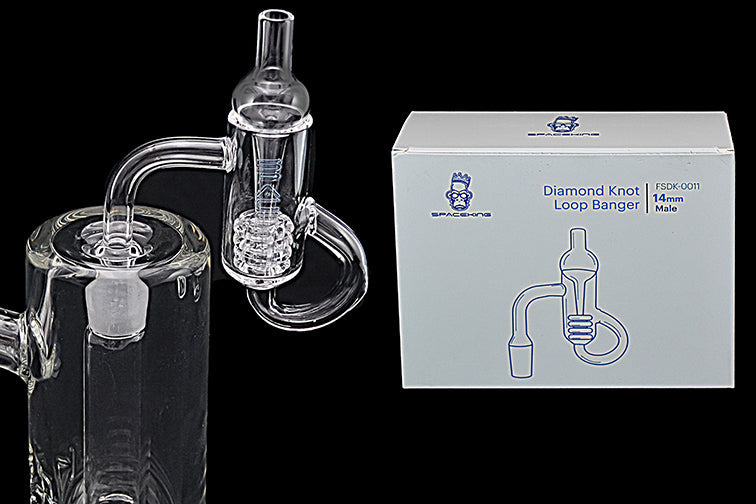 Kit Banger Space King Diamond Knot Loop + Carb Cap Gris