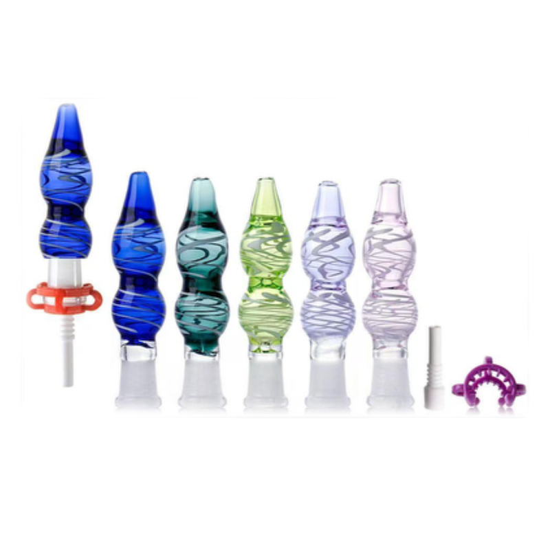 Nectar Collector de Vidrio Wig Wag 5" Compacto Artesanal