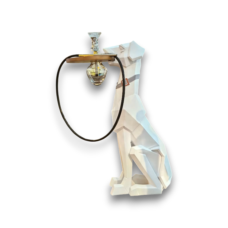 Hookah Khateeb Dobermann Escultural 36 Pulgadas