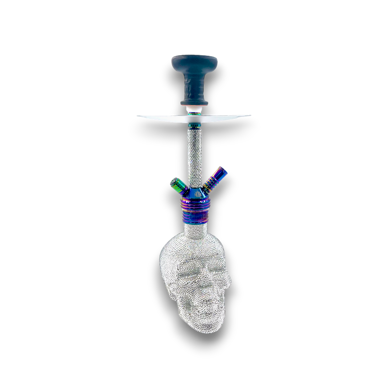 Hookah Calavera Swarovski 19 Pulgadas | Edición Elegante
