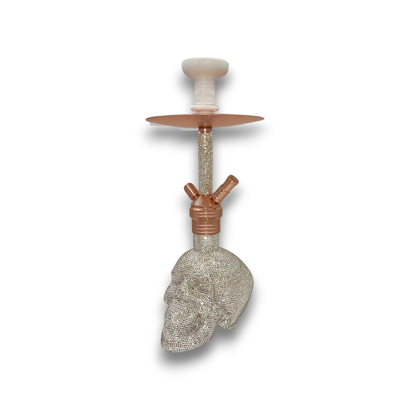 Hookah Calavera Swarovski 19 Pulgadas | Edición Elegante
