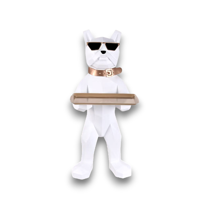 Hookah Khateeb Bulldog Escultural 35 Pulgadas