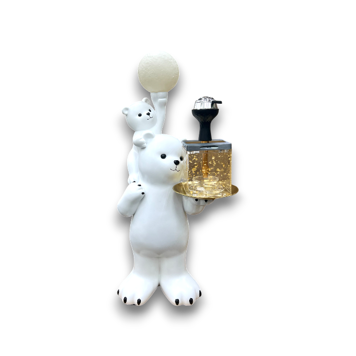 Hookah Khateeb Oso Polar 34 Pulgadas | Escultural