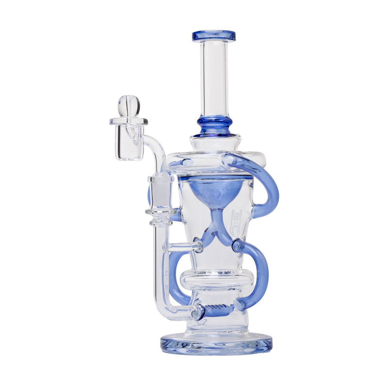 Dab Rig Recycler Straight de 10.25" con Set de Cuarzo