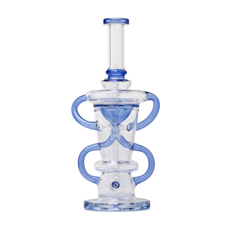 Dab Rig Recycler Straight de 10.25" con Set de Cuarzo