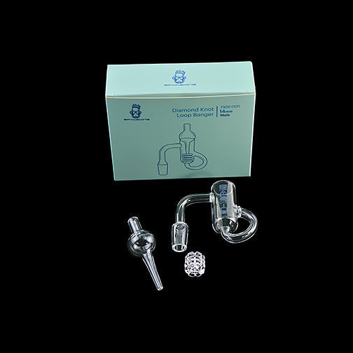 Kit Banger Space King Diamond Knot Loop + Carb Cap Gris