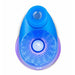 Peak Pro Indiglow - Blue and purple teardrop vaporizer with textured surface and top opening