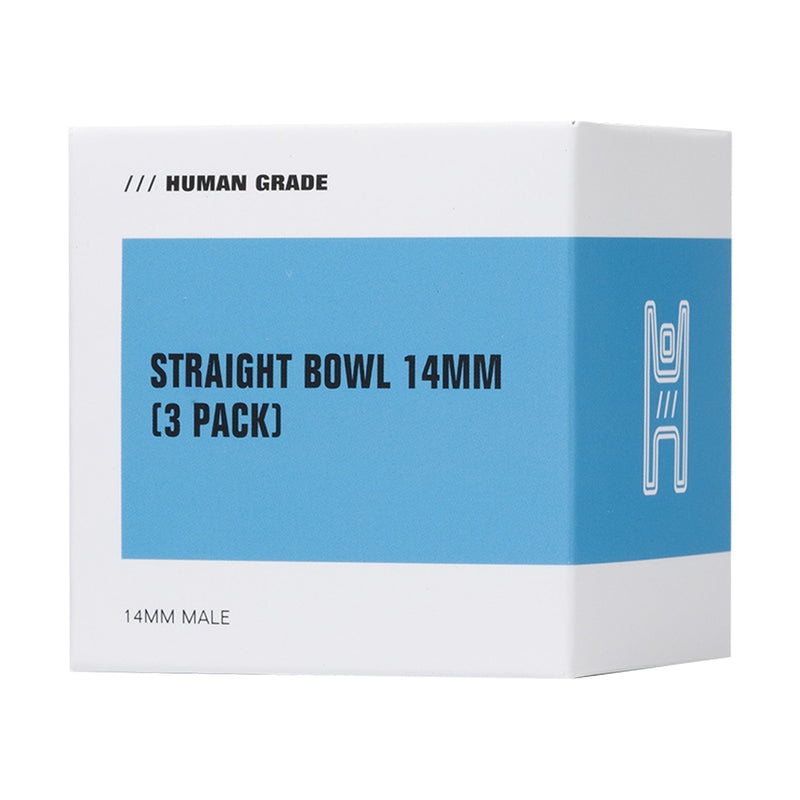 Bowl de Vidrio Recto 14mm Macho Artisan 3"