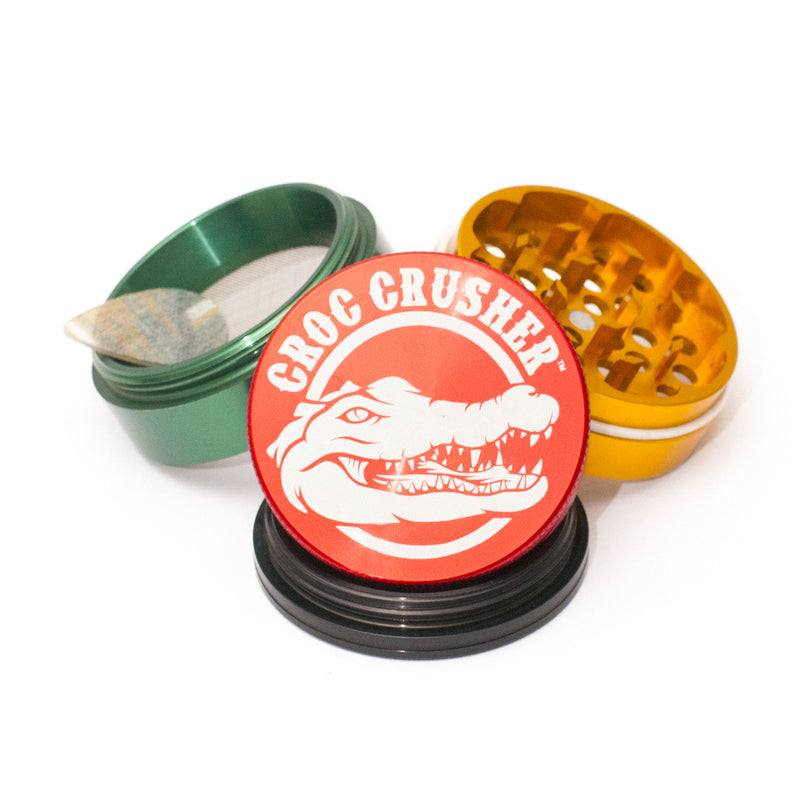 Grinder Croc Crusher 2.2" Aluminio 4 Piezas
