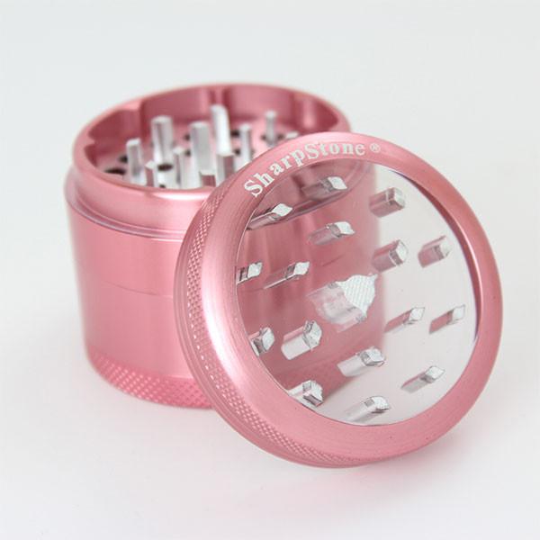 Grinder Sharpstone 2.5" Tapa Transparente 4 Piezas
