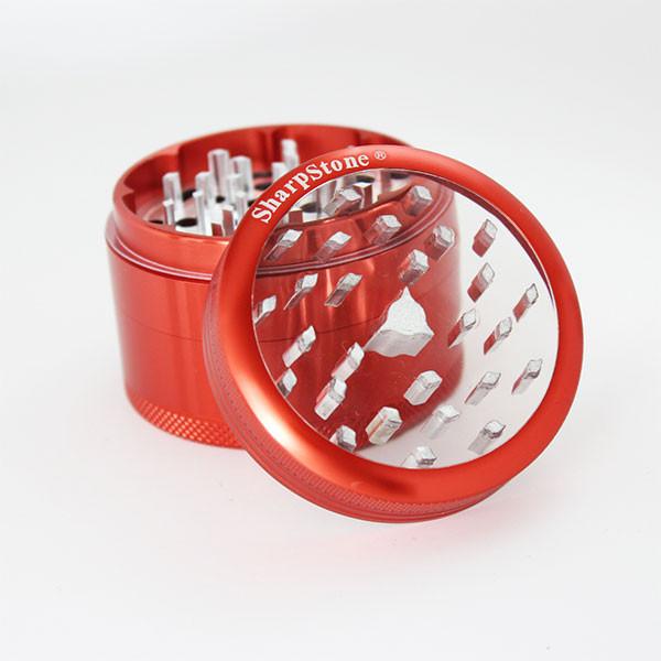 Grinder Sharpstone 2.2" Tapa Transparente 4 Piezas