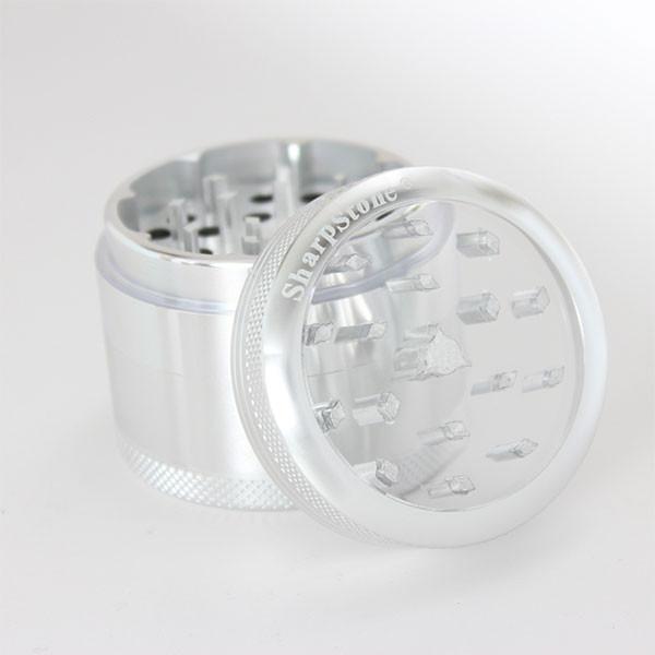Grinder Sharpstone 2.5" Tapa Transparente 4 Piezas