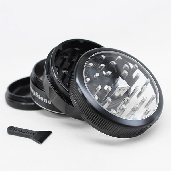 Grinder Sharpstone V2 Tapa de Vidrio 2.2" 4 Piezas