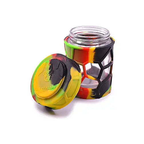 Stash Jar Space King Apilable Vidrio y Silicona