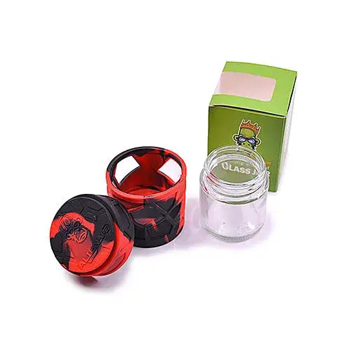 Stash Jar Space King Apilable Vidrio y Silicona
