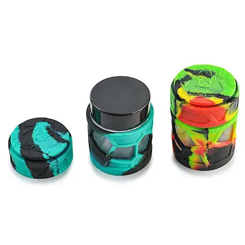 Stash Jar Space King Apilable Vidrio y Silicona