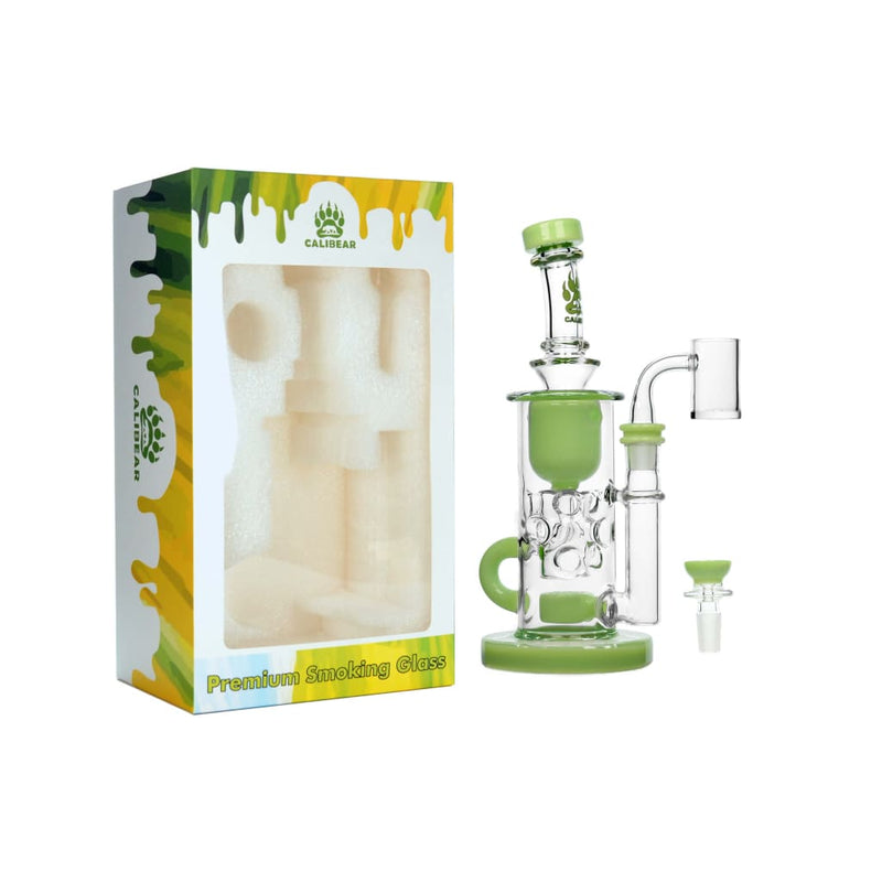 Dab Rig Calibear Straight Fab Klein Recycler en Vidrio