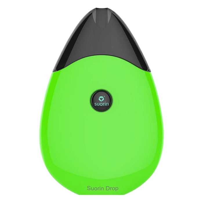 Green and black water-drop shaped vape in Suorin Drop Vape Water-drop Shaped Pod System