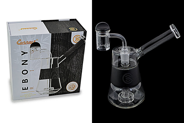 Connect Dab Rig en Vidrio Soplado y Madera Natural