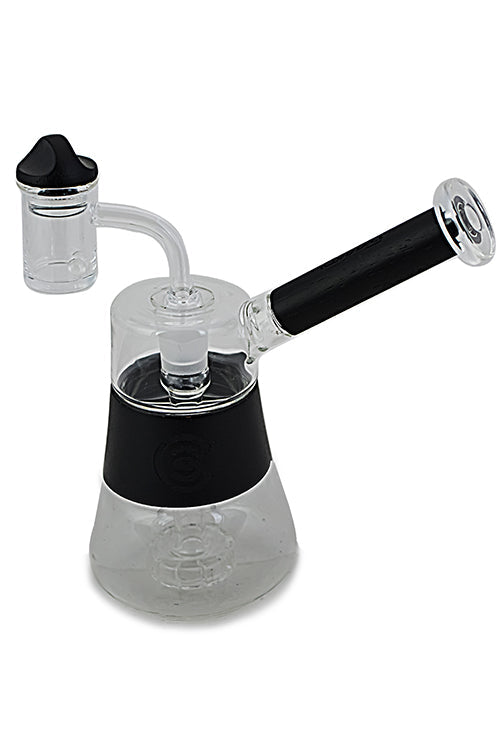 Connect Dab Rig en Vidrio Soplado y Madera Natural