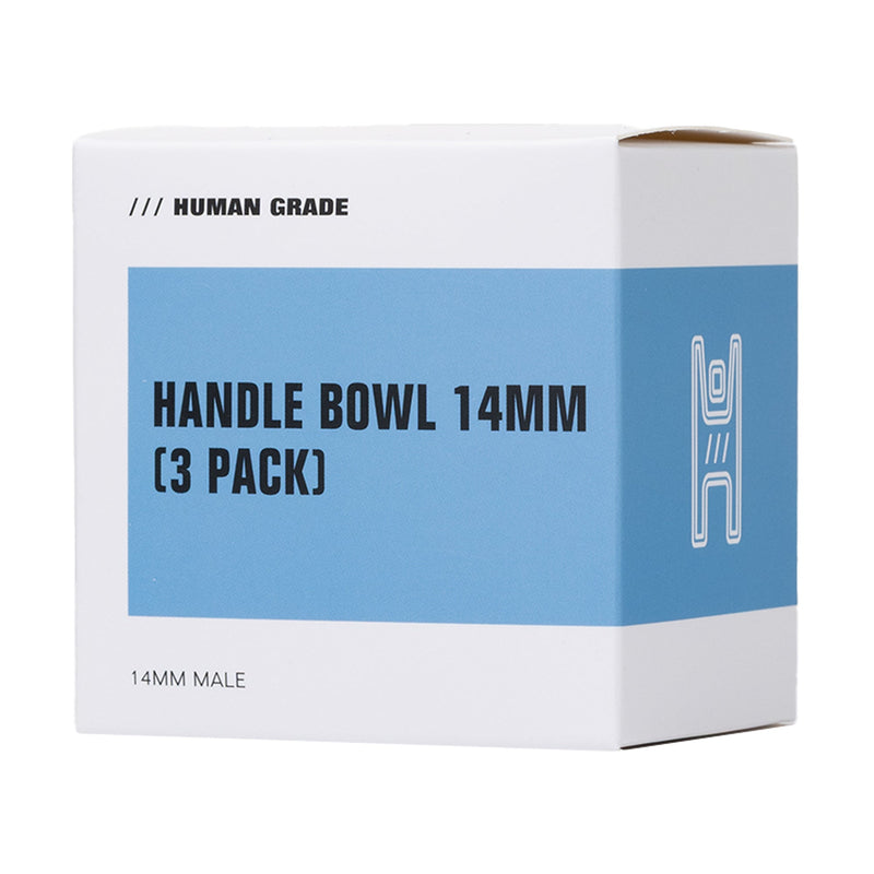 Bowls de Vidrio con Mango 14mm Macho (Set x3)