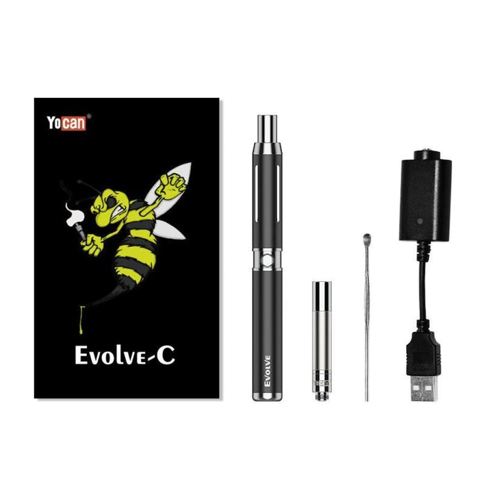 Yocan Evolve c Vape Pen Starter Kit With Accessories And Cartoon Bee Packaging