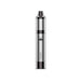 Sleek silver Yocan Regen Wax Vaporizer with triple quartz coil and silicone jar