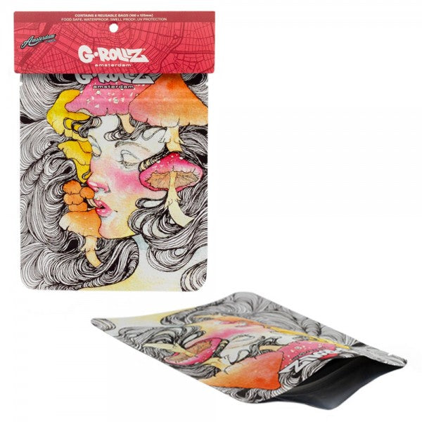 G-Rollz | Amsterdam Picnic Smell Proof Bags - 8pcs per bag - 100 x 125mm