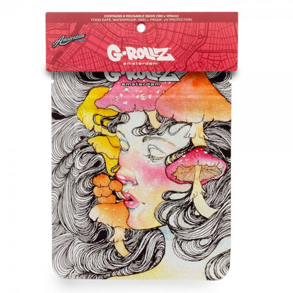 G-Rollz | Amsterdam Picnic Smell Proof Bags - 8pcs per bag - 100 x 125mm