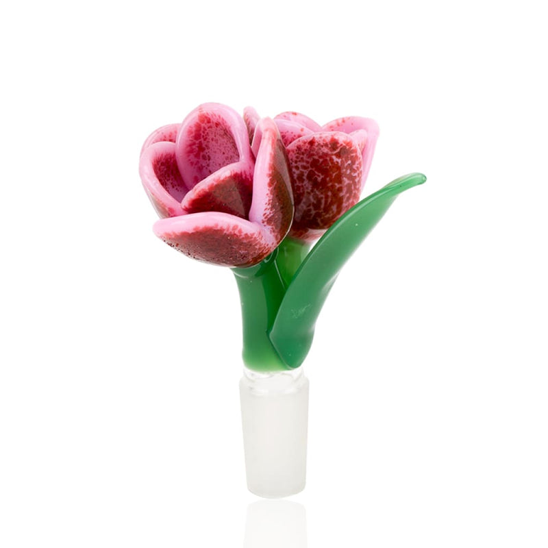 14mm Double Hitter Bowl - Pink Tullip On sale