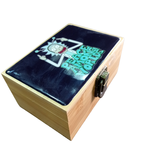 Caja Kit Madera con artículos para enrolar