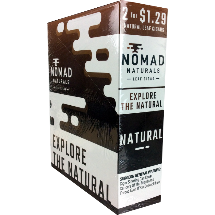 Nomad - Hojas de tabaco natural para cigarrillos puros o blunts