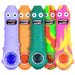 4.5 Silicone Hand Pipe Famous Characters Glass On sale
