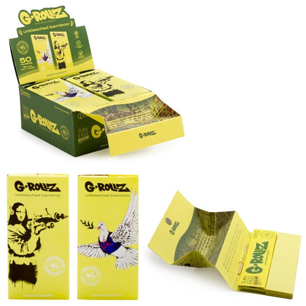 G-rollz | Banksy Graffiti KS Papers + Tips + Tray 16ct.