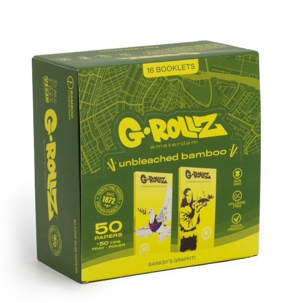 G-rollz | Banksy Graffiti KS Papers + Tips + Tray 16ct.