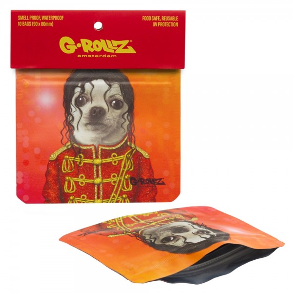 G-Rollz | Pet Rocks Smell Proof Bags - 10pcs per bag - 90 x 80mm