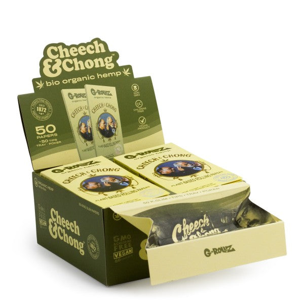 G-rollz | | Cheech & Chong KS Papers + Tips + Tray 16ct