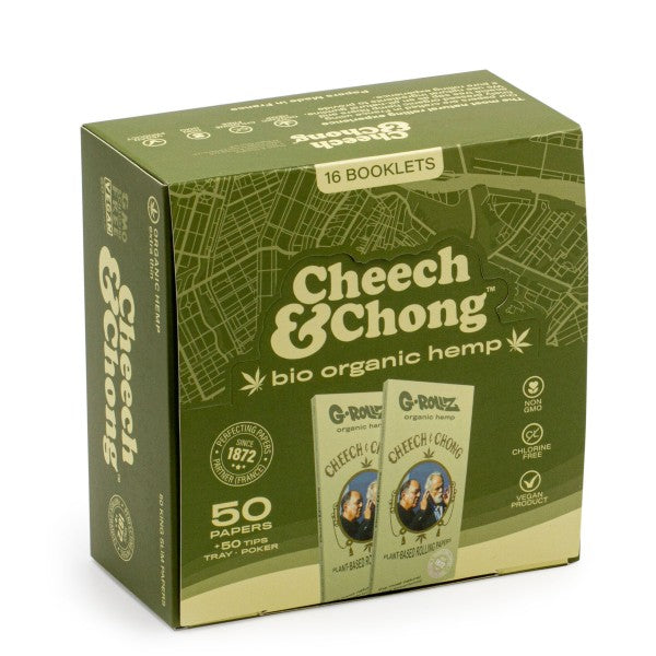 G-rollz | | Cheech & Chong KS Papers + Tips + Tray 16ct
