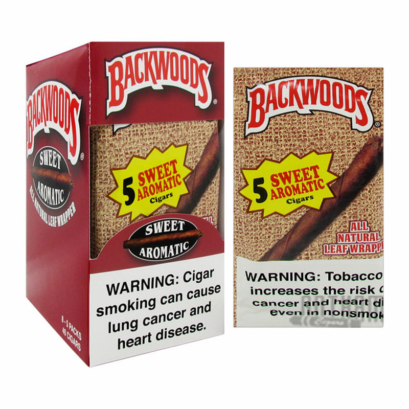 Tabacos Backwoods x Sobre 5 Unidades - Mejor Precio