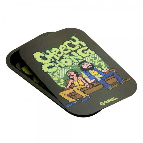 G-Rollz | Cheech & Chong Graffiti Medium Tray with Magnet Cover 27.5 x 17.5 cm