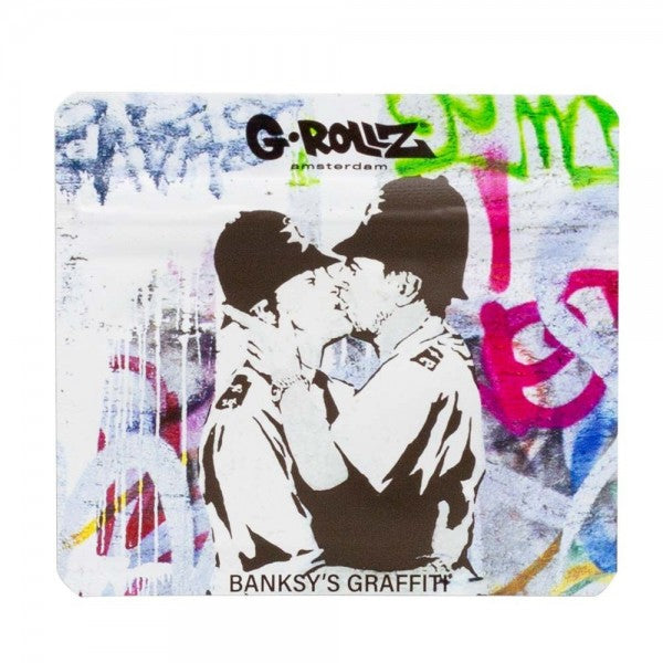 G-Rollz | Banksy's Smell Proof Bags - 10pcs per bag - 90 x 80mm