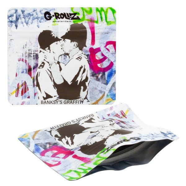 G-Rollz | Banksy's Smell Proof Bags - 10pcs per bag - 90 x 80mm