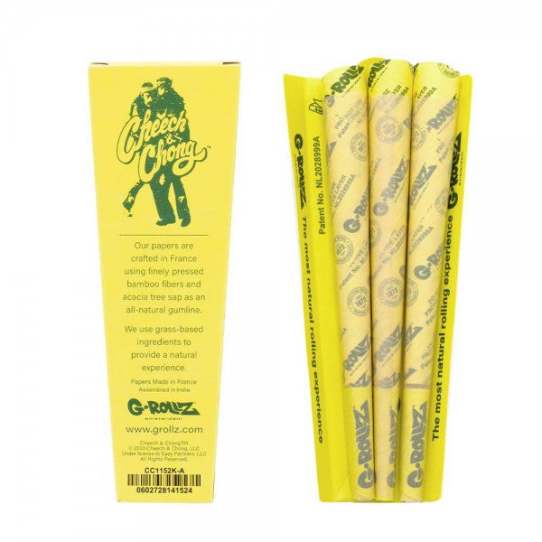 G-ROLLZ | Cheech & Chong(TM) - 3 KS Cones In Each Pack and 24 Packs In Display
