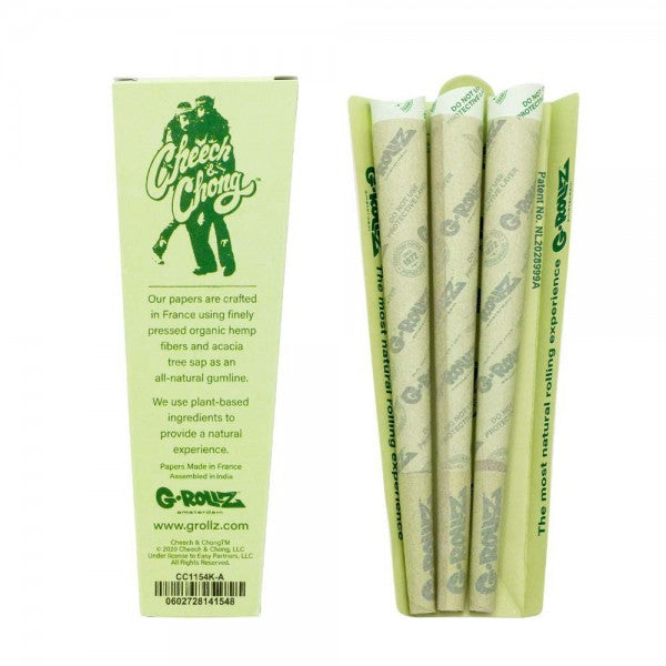 G-ROLLZ | Cheech & Chong(TM) - 3 KS Cones In Each Pack and 24 Packs In Display