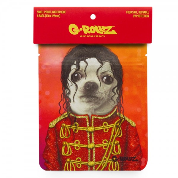 G-Rollz | Pet Rocks Smell Proof Bags - 8pcs per bag - 100 x 125mm