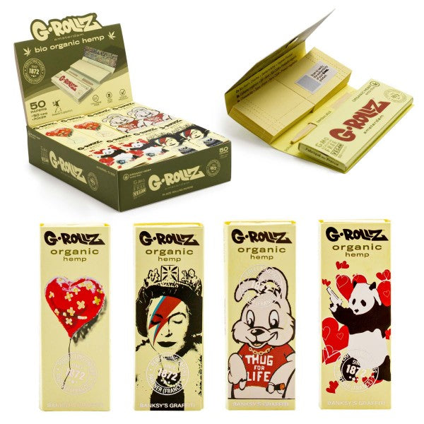 G-Rollz Rolling Papers 1 1/4 + Tips 24 ct