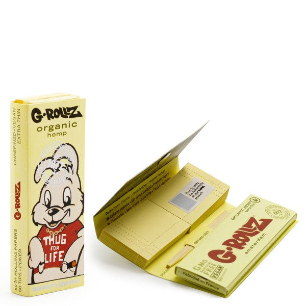 G-Rollz Rolling Papers 1 1/4 + Tips 24 ct
